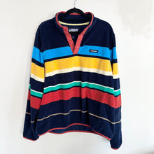 Load image into Gallery viewer, Fleece Quarter Zip Multi Colorblock Pullover