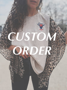 Custom Tee/Flannel Tee/Waffle Knit Henley