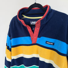 Load image into Gallery viewer, Fleece Quarter Zip Multi Colorblock Pullover
