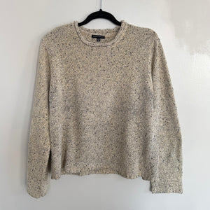 Vintage Beige Cream Marled Sweater