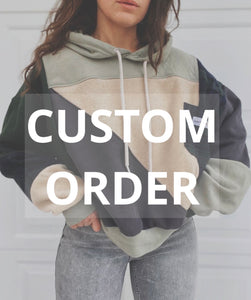 CUSTOM ORDER Patchwork Hoodie
