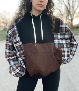 CUSTOM ORDER Flannel Hoodie