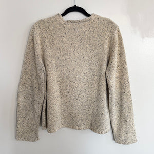 Vintage Beige Cream Marled Sweater